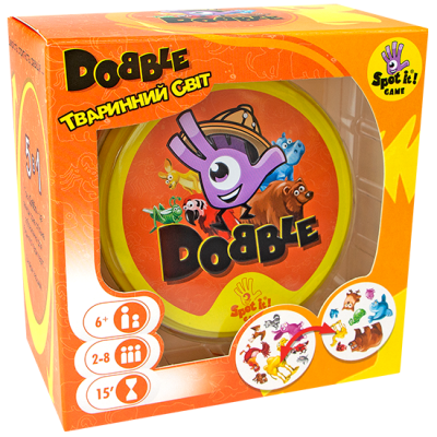 Dobble Тваринний Світ (Доббл, Дабл)
