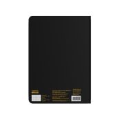 Блокнот в клеточку «Достигай!» черный