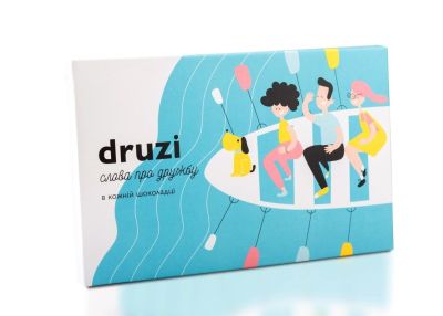 Набір шоколадок «DRUZI»