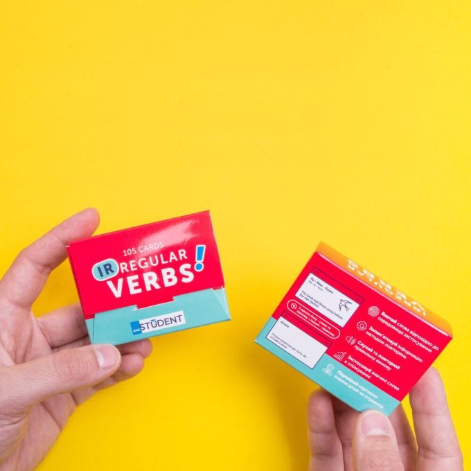 Карточки английских слов ENGLISH STUDENT — IRREGULAR VERBS 