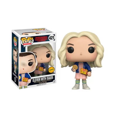 Ігрова фігурка Funko Pop! cерії Stranger Things S1 Одинадцята в перуці "Eleven (Eggos) w/CHASE"
