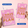Мініпланер ORNER "I HAVE ABSOLUTELY NO PLAN mini" рожевий