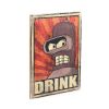 Дерев'яний постер "Futurama # 7 Drink"