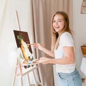 Картина за номерами «Кіт-гедоніст»