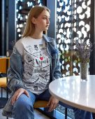 Футболка «Я люблю Харьков белая»