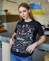 Футболка «Я люблю Харьков  черная»