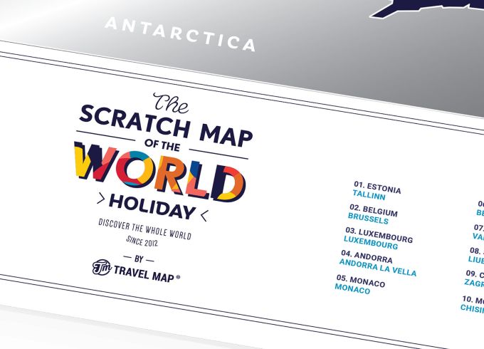 Скретч Карта Світу Travel Map Holiday