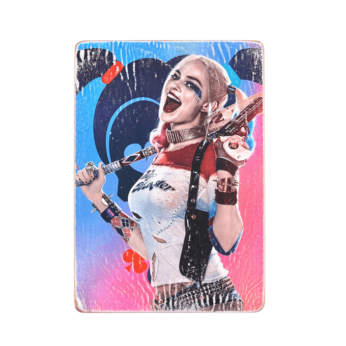 Дерев'яний постер "Harley Quinn # 2 (vertical)"