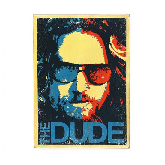 Дерев'яний постер "The Big Lebowski. Великий Лебовські. Кольоровий арт"