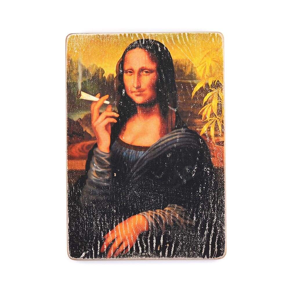Деревянный постер "Mona Lisa"