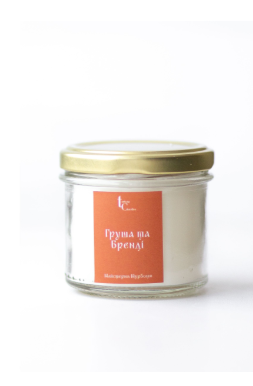 Соєва свічка міні "Груша та бренді"