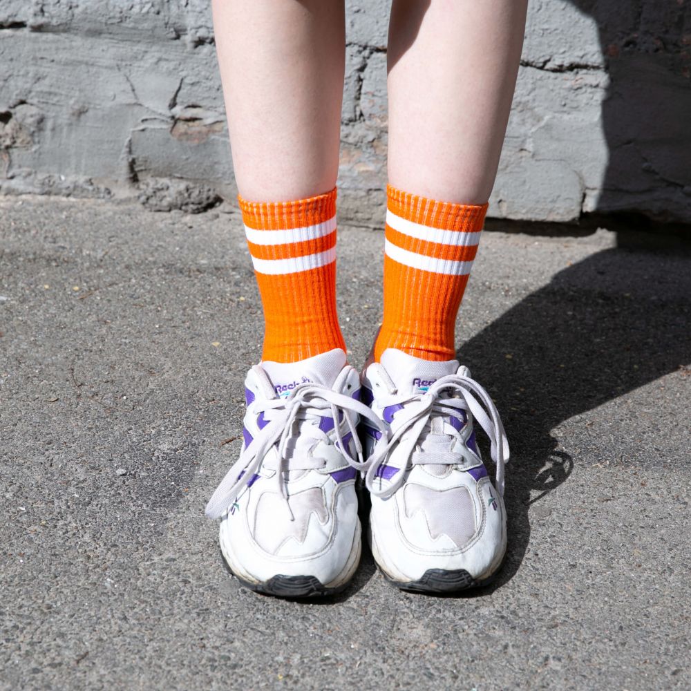 Шкарпетки SOX Помаранчеві с білим
