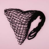 Авоська крученая нитка (Чёрная)