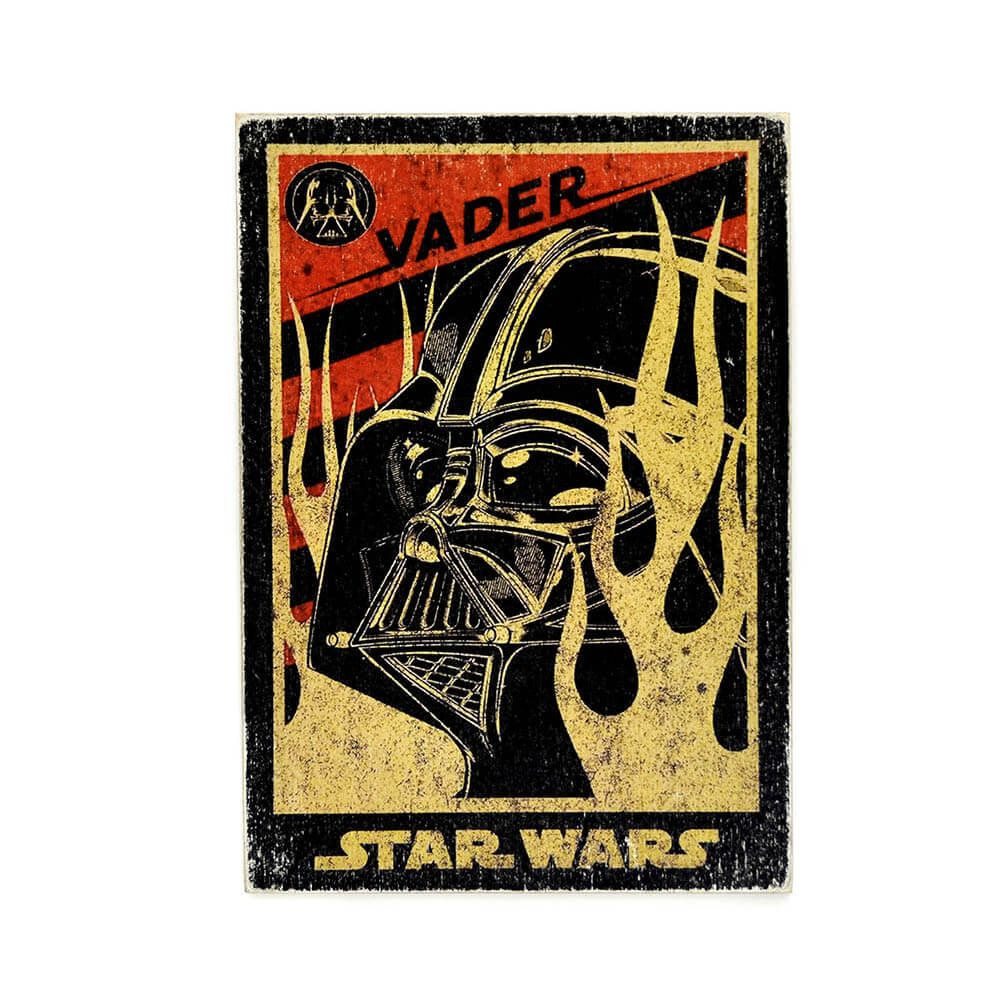 Деревянный постер "Star Wars #4 Vader"
