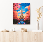 Картина по номерам "Эйфелева башня"