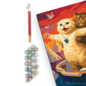 Картина по номерам "Котаник"