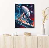 Картина по номерам "Кошачьи войны"