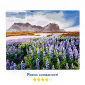 Картина за номерами «Люпіни в горах»