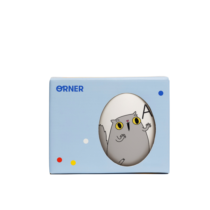 Чашка Orner «Кот ААА»
