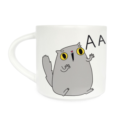 Чашка Orner «Кот ААА»