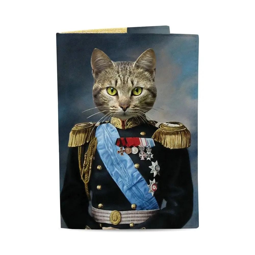 Обложка на паспорт "Кот император"