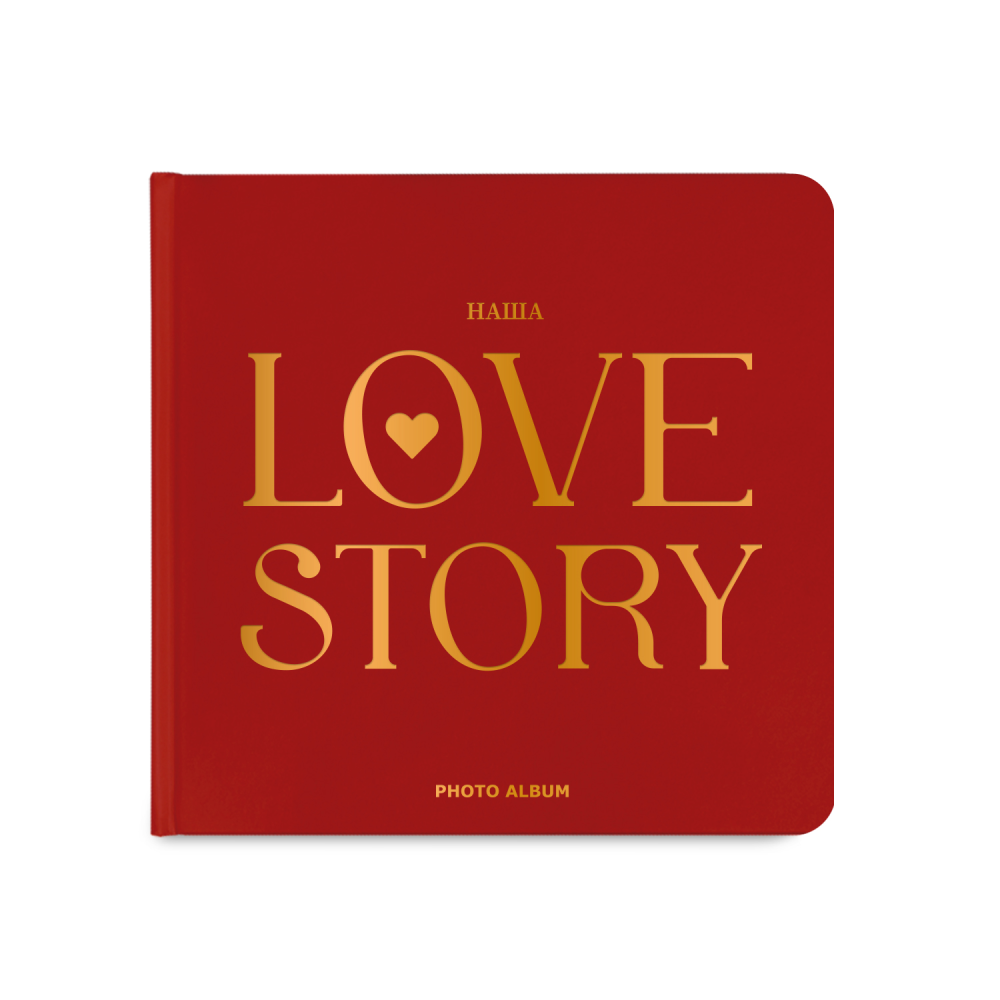 Фотоальбом "Love story" червоний