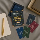 Картки з афірмаціями «Люблю та турбуюсь про себе»