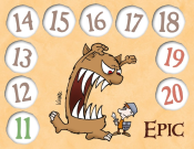 Аксессуар Манчкин. Набор счетчиков уровней Аксессуар Манчкин. Набор счетчиков уровней