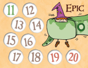 Аксессуар Манчкин. Набор счетчиков уровней Аксессуар Манчкин. Набор счетчиков уровней