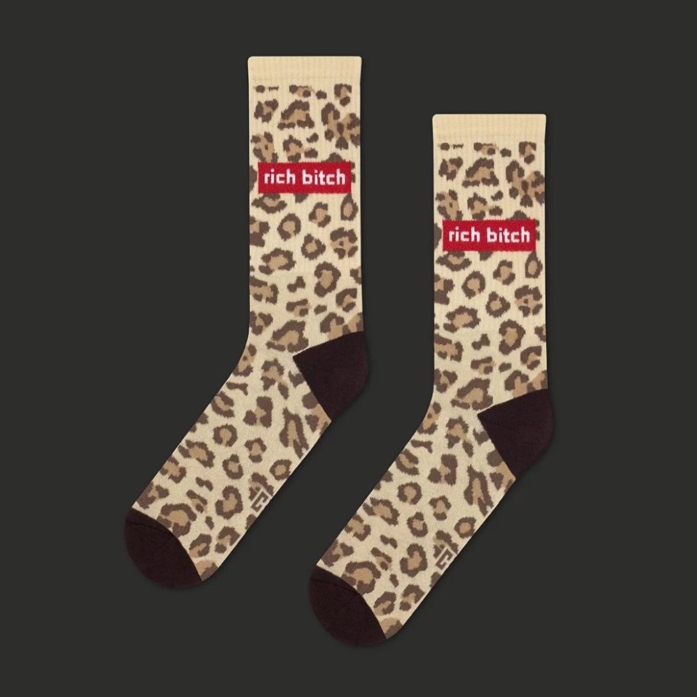 Шкарпетки CEH Leopard Rich bitch