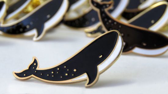 Значок "Космічний Кит"