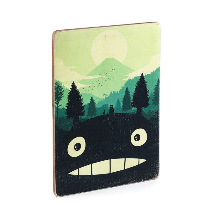 Дерев'яний постер "My Neighbor Totoro. Мій сусід Тоторо. Арт"