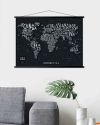 Скретч Карта Мира Travel Map LETTERS World