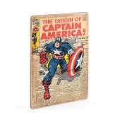 Деревянный постер "Captain America #2 comic"