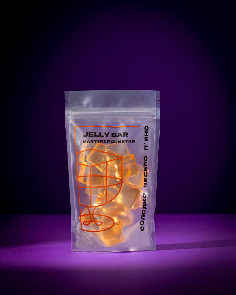 Алкогольні желейні цукерки Jelly Bar Мартіні порнстар