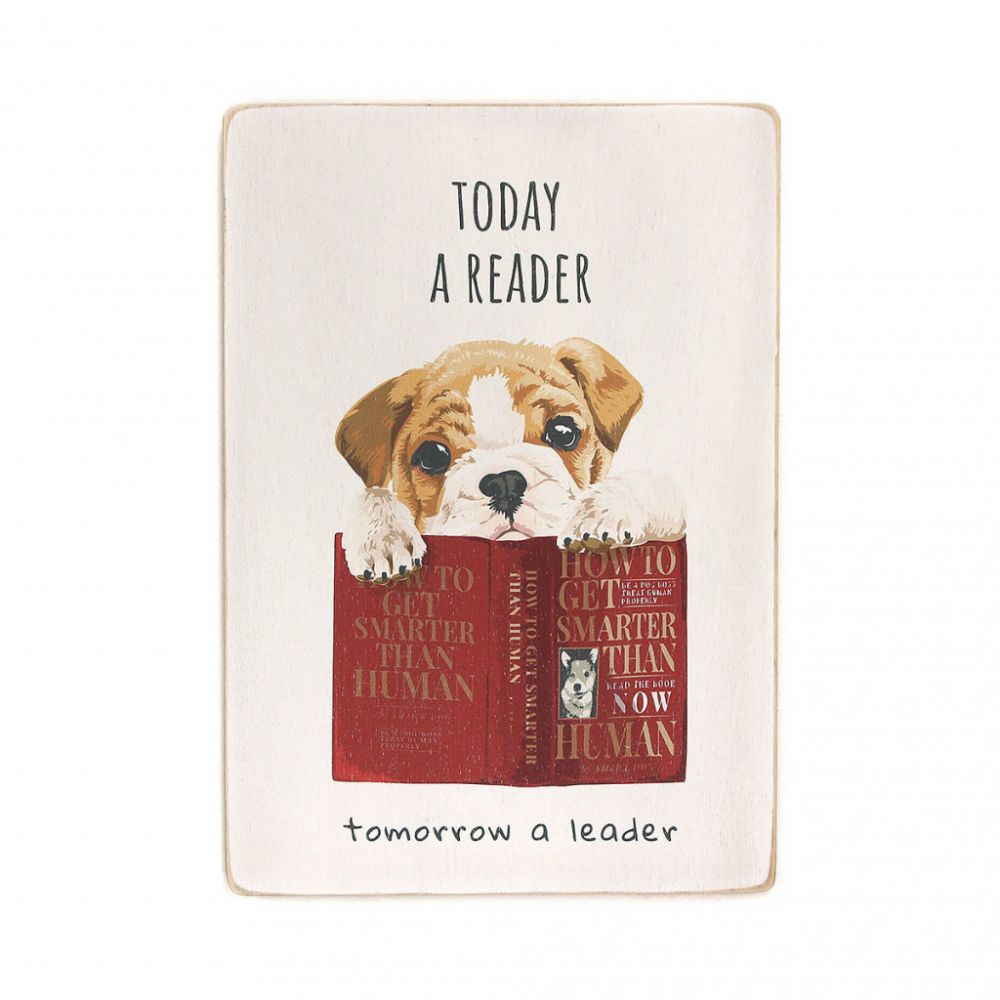 Постер "Today a reader, tomorrow a leader"