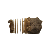 Картонний 3Д пазл "Pug"