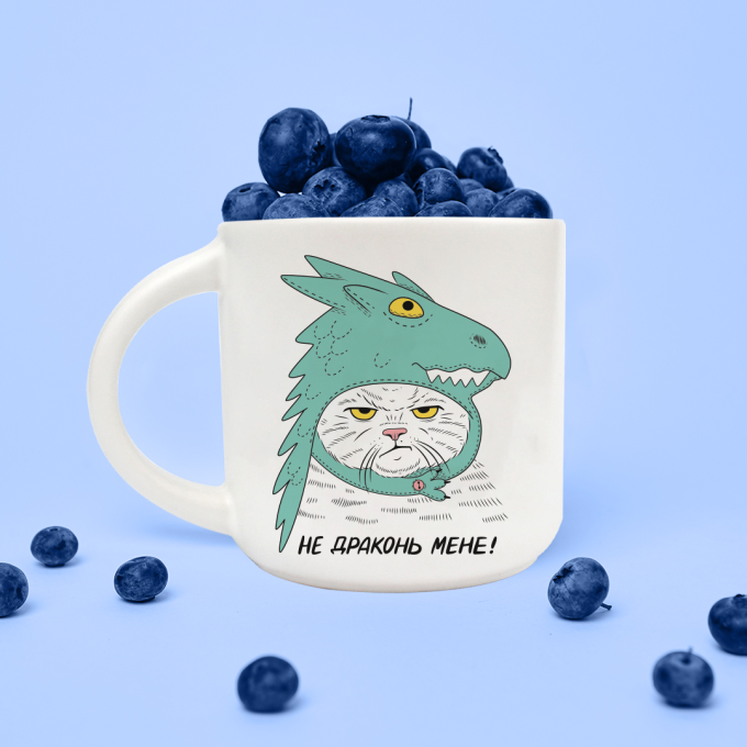 Чашка Orner «Кот-дракон»