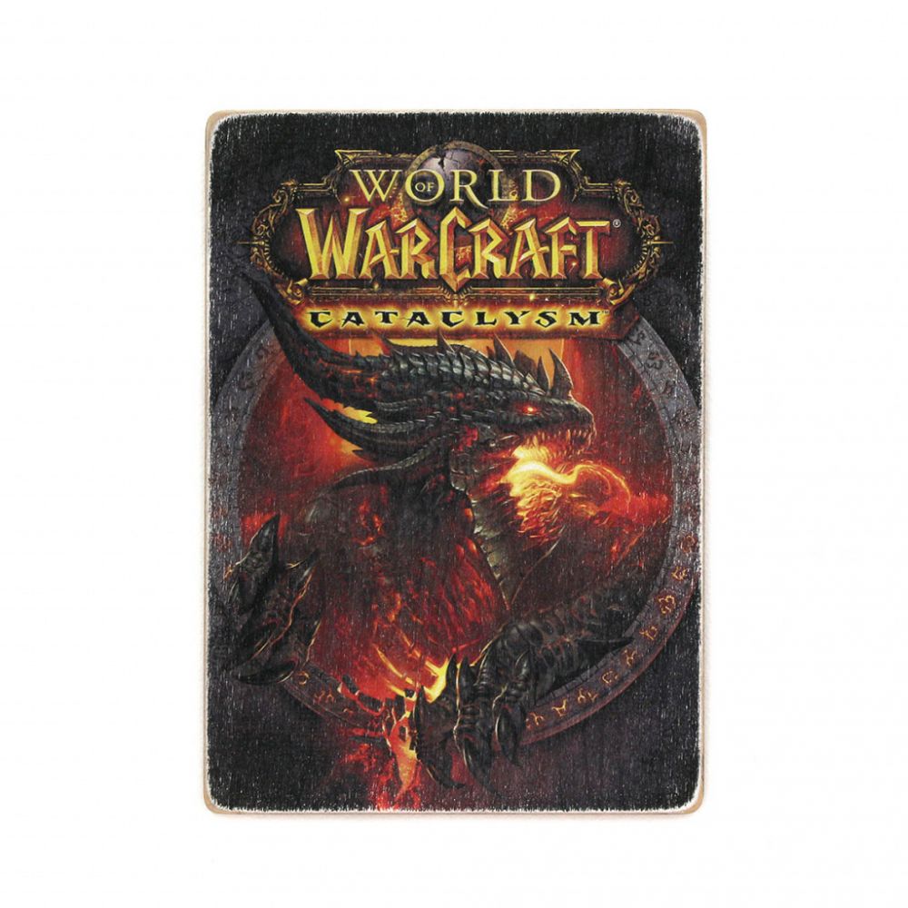 Дерев'яний постер "World of Warcraft"
