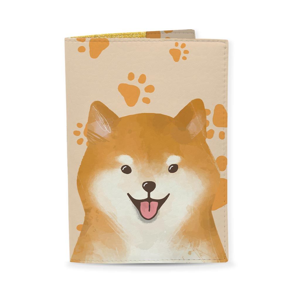 Обложка на паспорт "Собака Сиба-Ину"