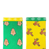 Носки Дед Носкарь Олени Ёлочки