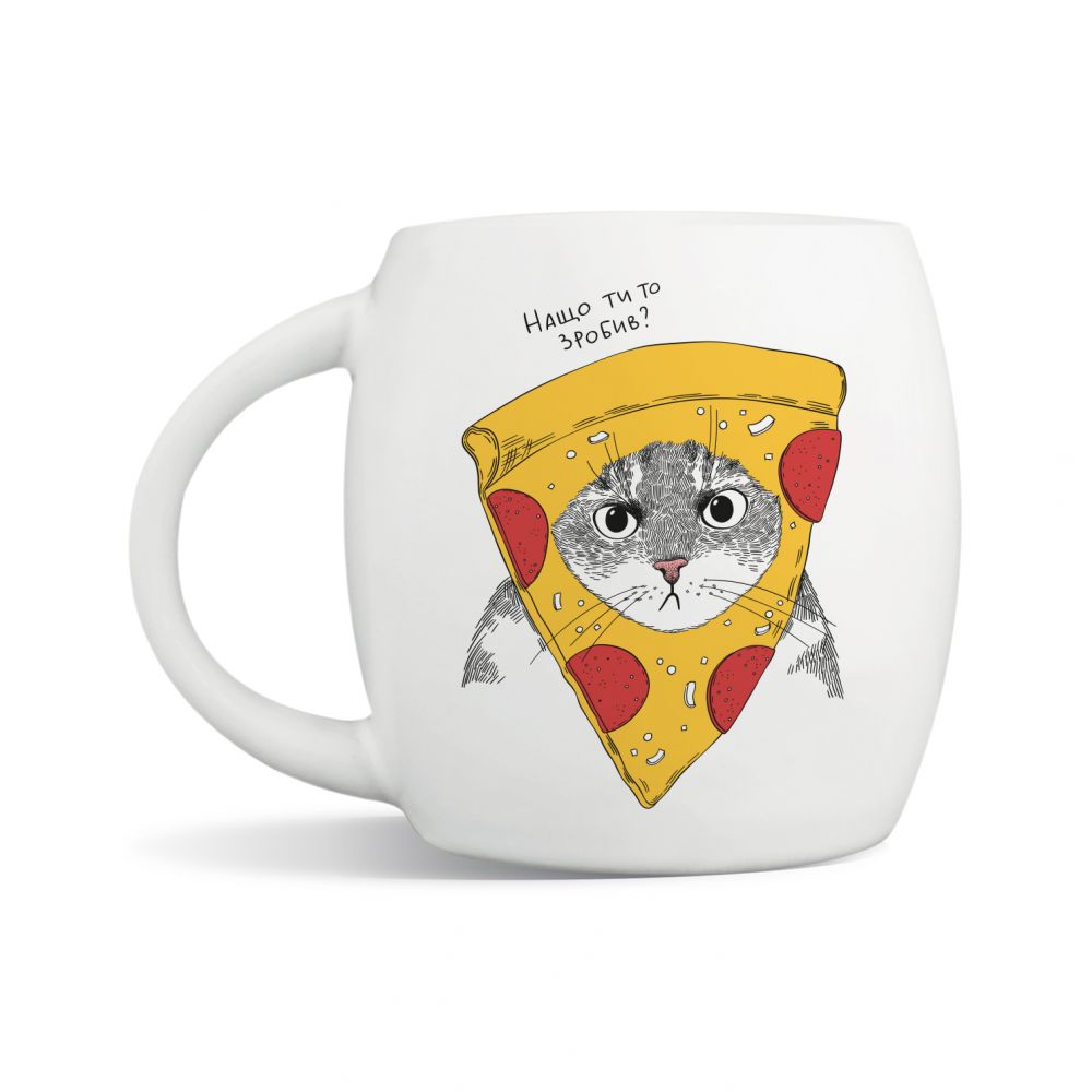 Чашка "Кіт в піці"