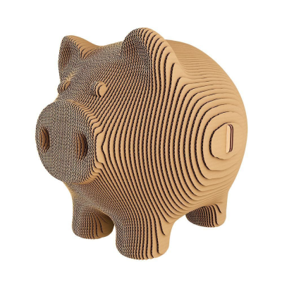 Картонний 3Д пазл "PIGGY MONEY BANK"