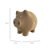 Картонний 3Д пазл "PIGGY MONEY BANK"