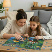 Пазл «Кошачий сад Моне» 1000 элементов