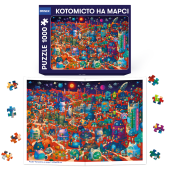 Пазл «Котогород на Марсе» 1000 элементов