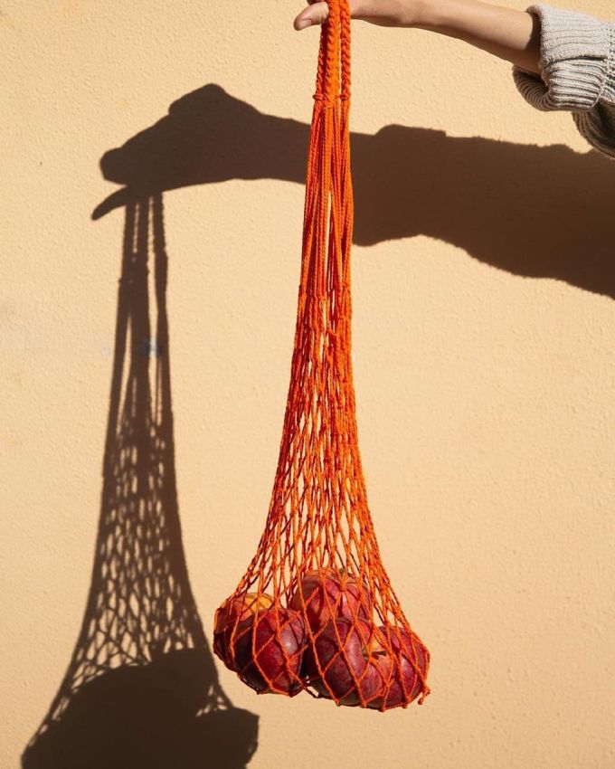 Авоська кручена нитка (Помаранчева)