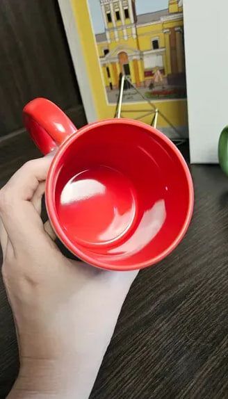 Чашка Харків Vynogradova червона