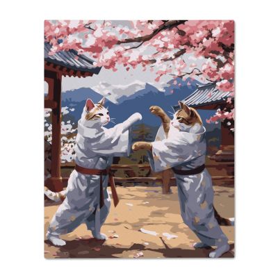 Картина за номерами ORNER «‎Карате Коти»