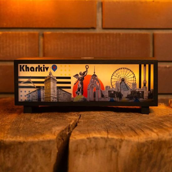 Нічник-панорама "Kharkiv Urban" чорний